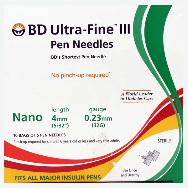 BD Ultra-Fine III Nano 32G Pen Needle 4mm