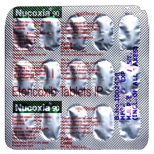 Nucoxia 90 Tablet 15's