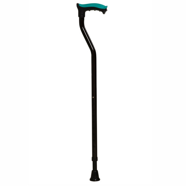 Tynor L-07 Black Walking Stick Universal with Soft Top Handle