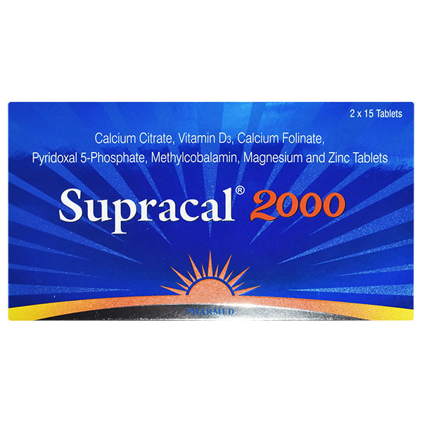 Supracal 2000 Tablet 15's