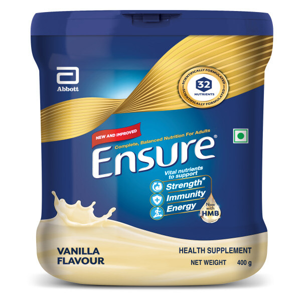 Ensure Vanilla Adult Nutrition Health Drink 400g (Jar)
