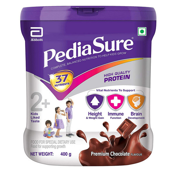 PediaSure Premium Chocolate Kids Nutrition Powder 400g (Jar)