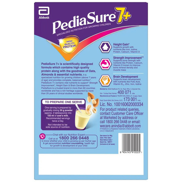 PediaSure 7+ Vanilla with Oats & Almond Nutrition Drink 400g