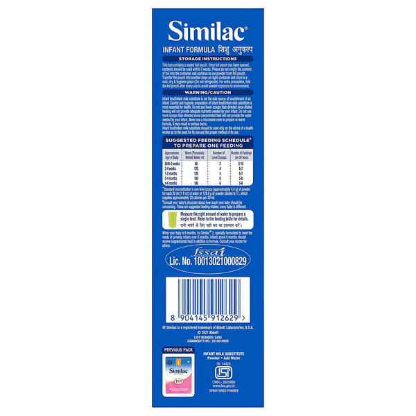 Similac 1 Infant Formula Powder 400g Refill Pack