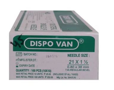 Dispo Van Needle 21G