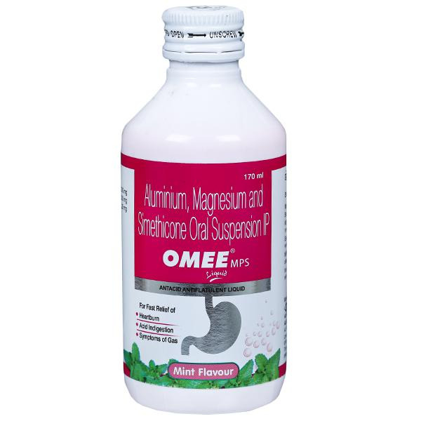 Omee MPS Mint Flavour Antacid Liquid 170ml