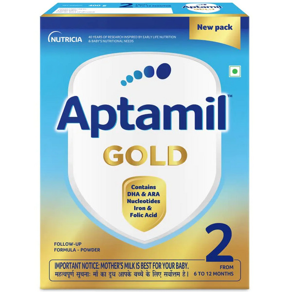 Aptamil Gold Stage 2 Follow-Up Formula Powder 400g Refill (6 to 12 months)