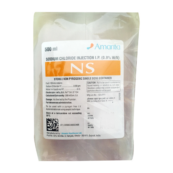 Amanta Healthcare NS 0.9% Infusion 500ml