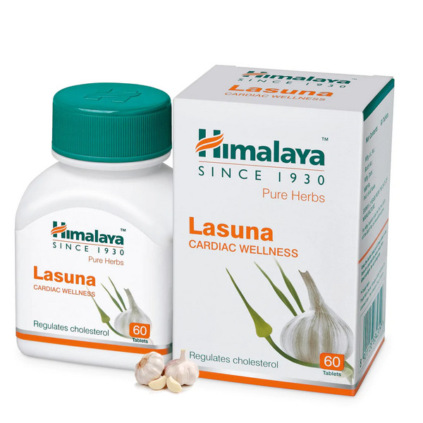 Himalaya Pure Herbs Lasuna Cardiac Wellness Tablet 60's