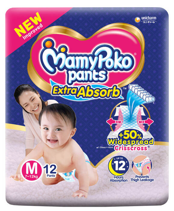 MamyPoko Pants Extra Absorb Diaper Medium