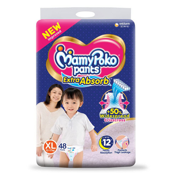 MamyPoko Pants Extra Absorb Diapers XL 48's