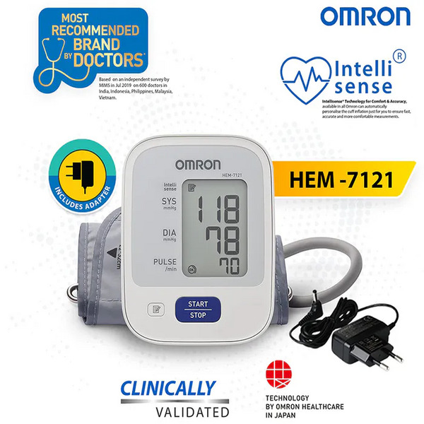 Omron HEM-7121 Automatic Blood Pressure Monitor