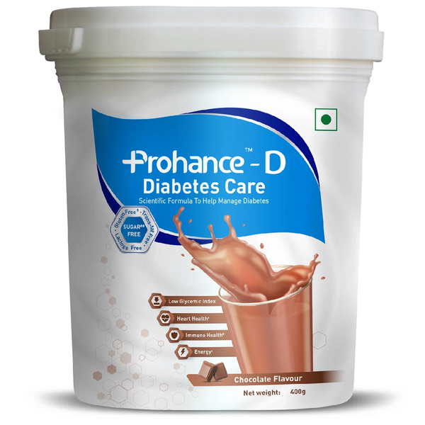 Prohance D Chocolate Diabetes Care Supplement Powder 400g (Jar)