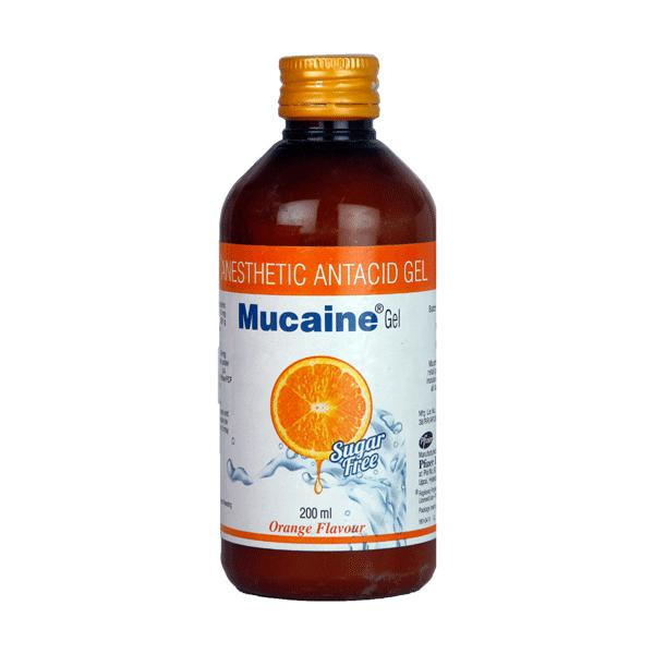Mucaine Orange Sugar Free Gel 200ml