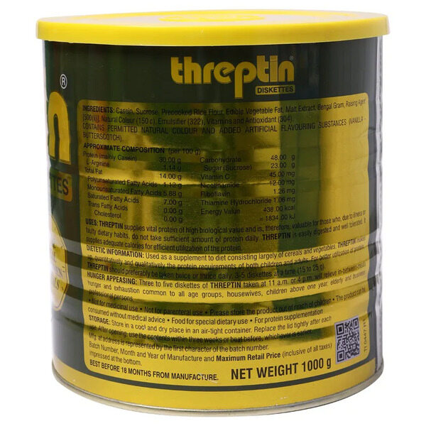 Threptin High-Calorie Protein Vanilla Diskette 1kg