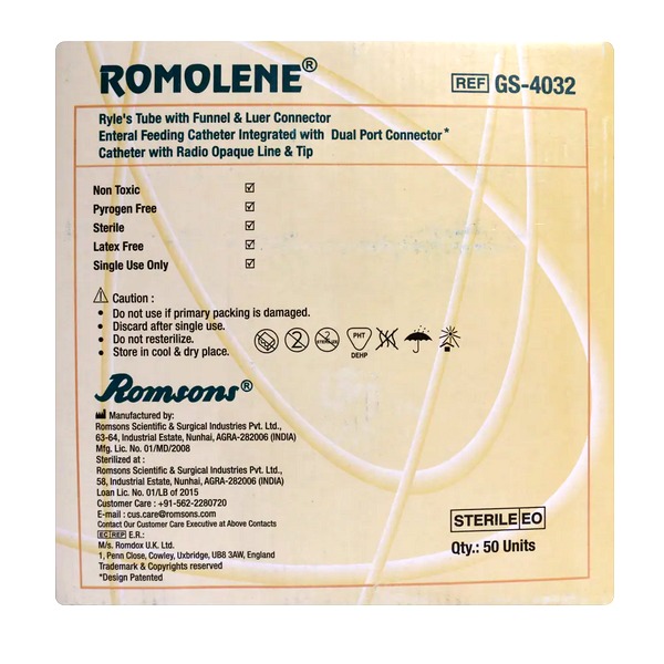 Romsons Romolene GS-4032 Ryles Tube FG 16 1's
