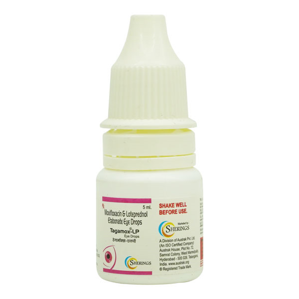 Tagamox LP Eye Drops 5ml used for the treatment of eye infection and inflammation