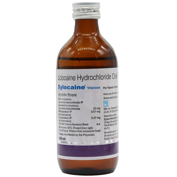 Xylocaine Viscous Solution 200ml contains Lidocaine 20mg