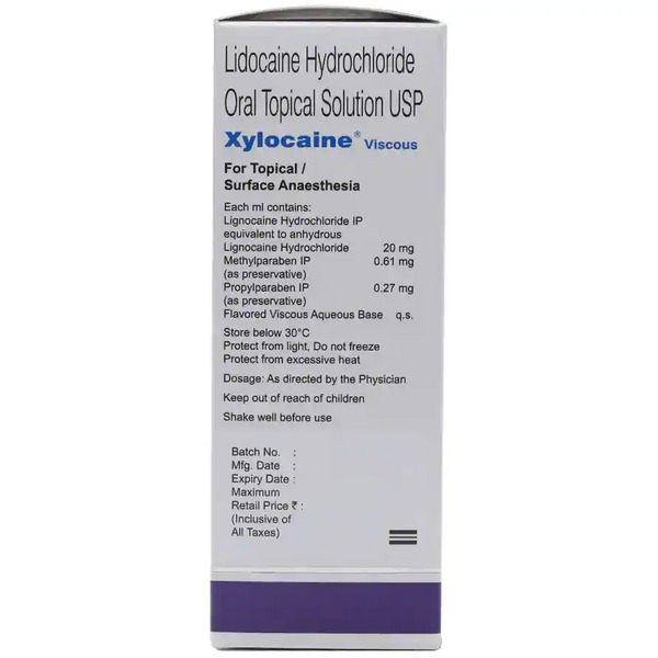 Xylocaine Viscous Solution 200ml used as a Local anesthesia