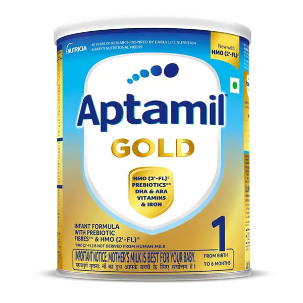Aptamil Gold Stage 1 Infant Formula Powder 400g Tin (upto 6 months)