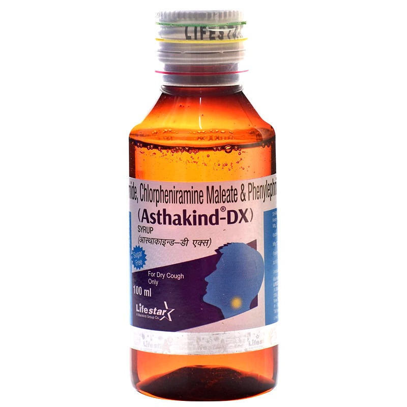 Asthakind-DX Sugar Free Syrup 100ml