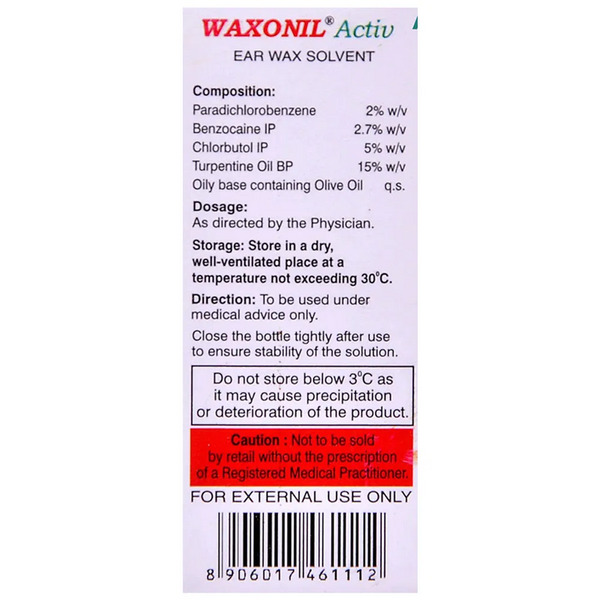 Waxonil Activ Ear Drops 10ml