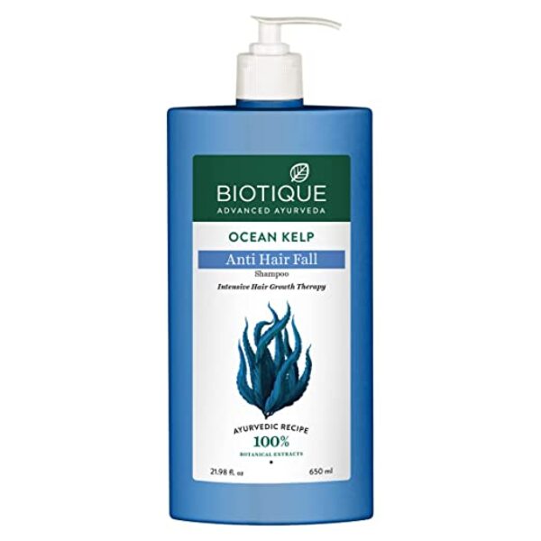 Biotique Ocean Kelp Anti Hair Fall Shampoo Intensive Hair Growth Therapy 650ml