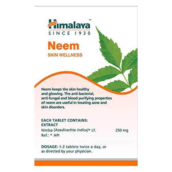 Himalaya Wellness Pure Herbs Neem Skin Wellness Tablet 60's
