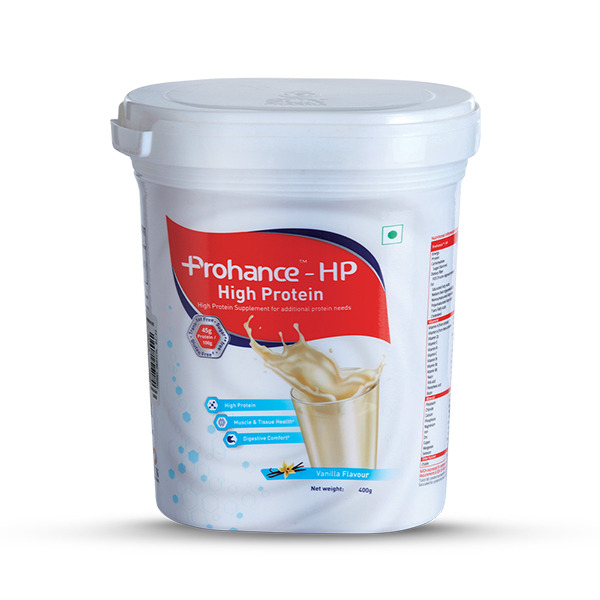 Prohance-HP Vanilla Protein Supplement Powder 400g (Jar)