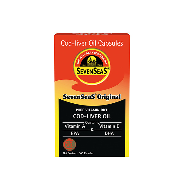 Seven Seas Original Cod-Liver Oil Capsule 500's