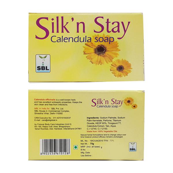SBL Silk N Stay Antiseptic Calendula Soap 75g