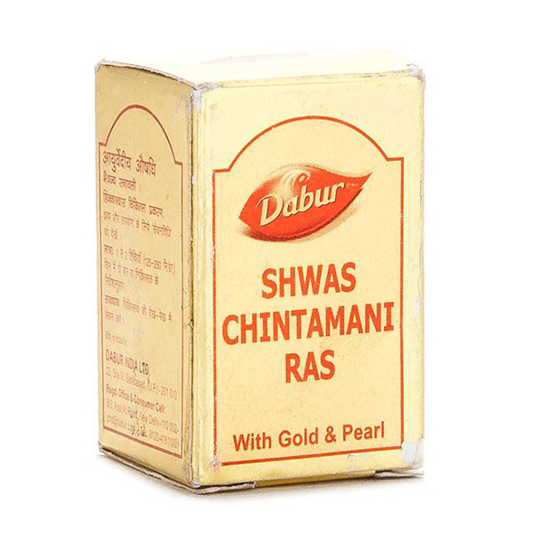 Dabur Shwas Chintamani Ras With Gold & Pearl Tablet 30's