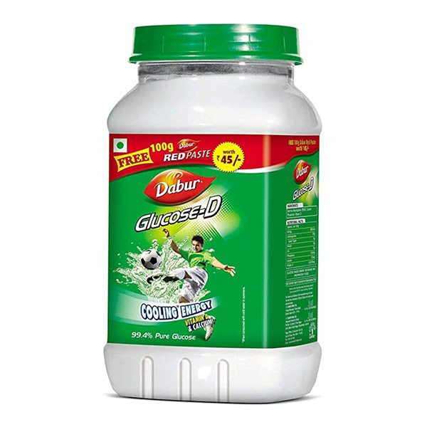 Dabur Glucose-D Powder 1kg (Pet Jar)