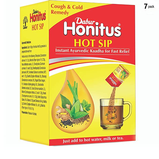 Dabur Honitus Hot Sip Granules 4g x 7's