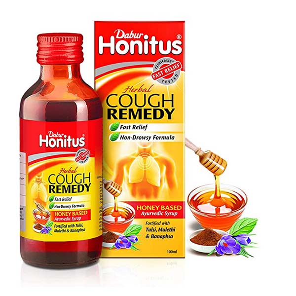 Dabur Honitus Herbal Cough Remedy 100ml