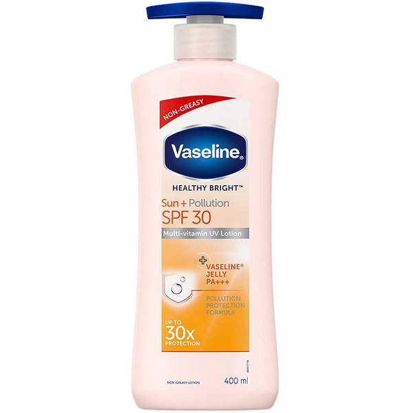 Vaseline Healthy Bright Sun+Pollution Protection SPF 30 PA++ Body Lotion 400ml