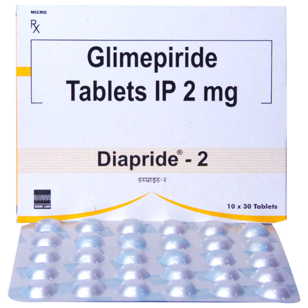Diapride 2 Tablet 30's