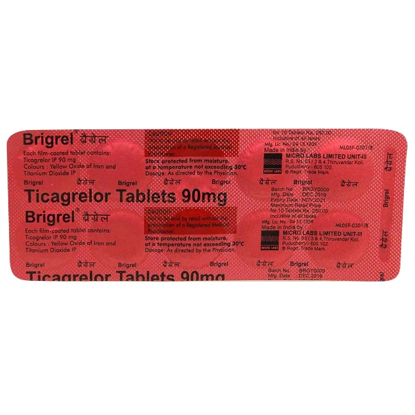 Brigrel 90 Tablet 10's