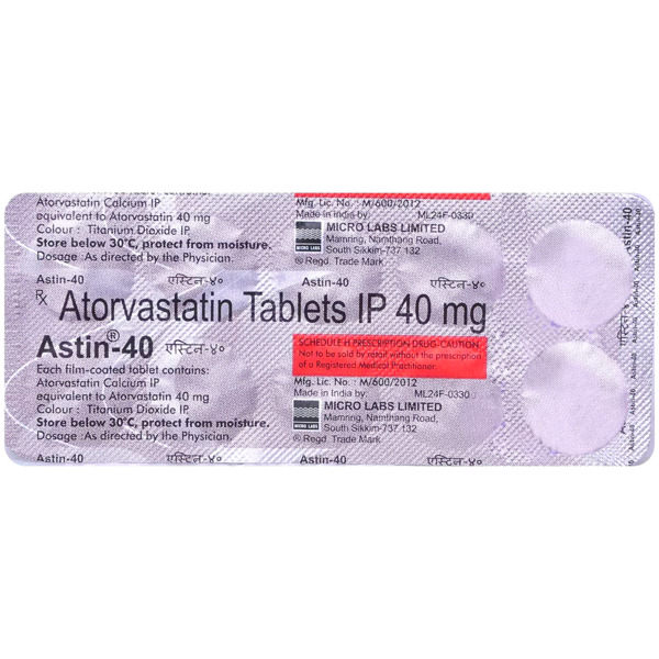Astin 40 Tablet 10's