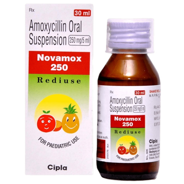 Novamox 250 Rediuse Oral Suspension 30ml