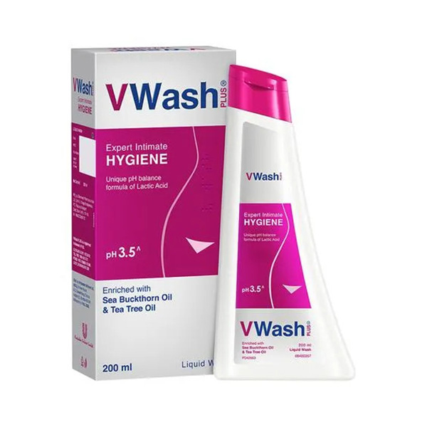 VWash Plus Expert Intimate Hygiene Liquid 200ml