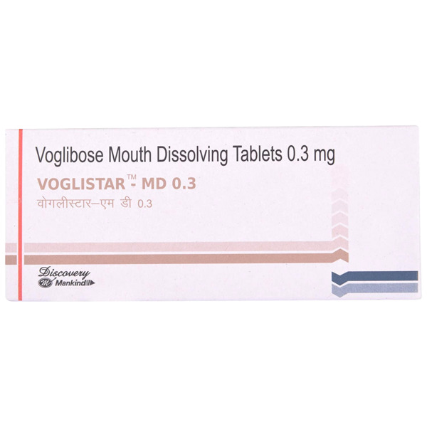 Voglistar MD 0.3 Tablet 10's
