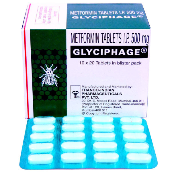 Glyciphage 500mg Tablet 20's