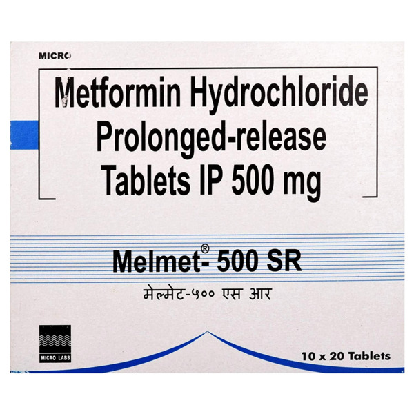 Melmet 500 SR Tablet 20's