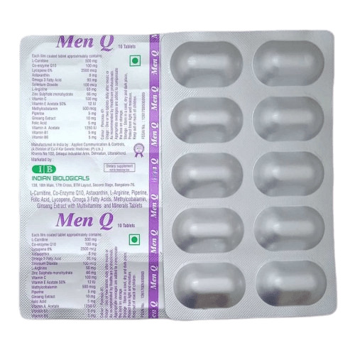 Men Q Tablet 10's