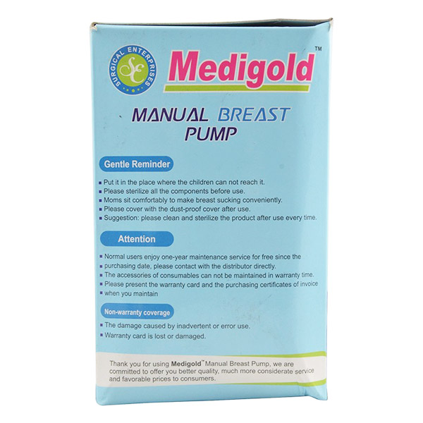 Medigold Manual Breast Pump 1's