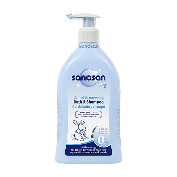 Sanosan Baby Bath and Shampoo 500ml