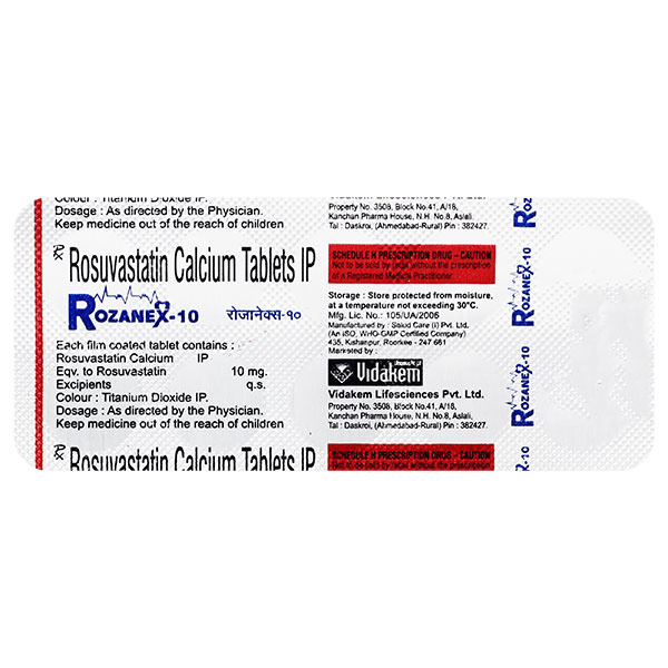 Rozanex 10mg Tablet 10's