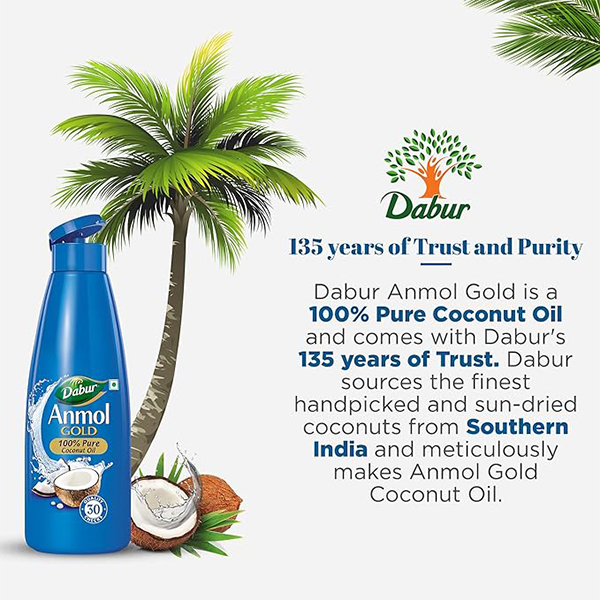 Dabur Anmol Gold Pure Coconut Oil 100ml